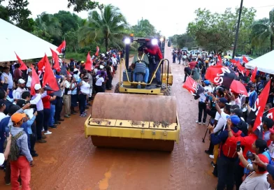 poyecto, constuccion, nicaragua, mti, sahsa, bilwi, puerto cabezas, mti, Nicaragua, carretera, construccion,