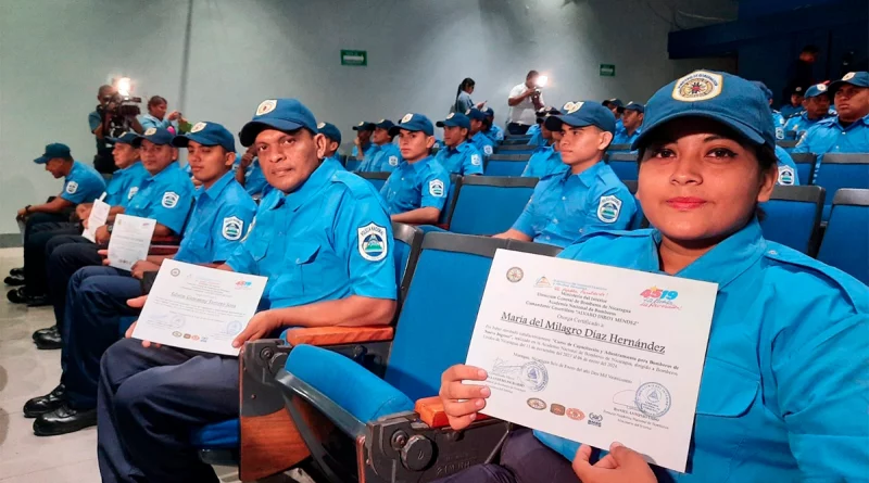 nicaragua, ministerio del interior, bomberos unidos,