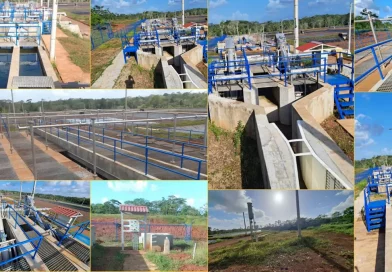 enacal, nicaragua, planta, aguas residuales, nicaragua, nueva guinea, nicaragua, tratamiento de aguas, avances,