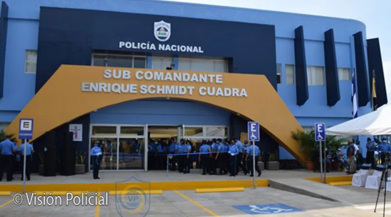 nicaragua, estacion de policia, avances del pueblo presidente