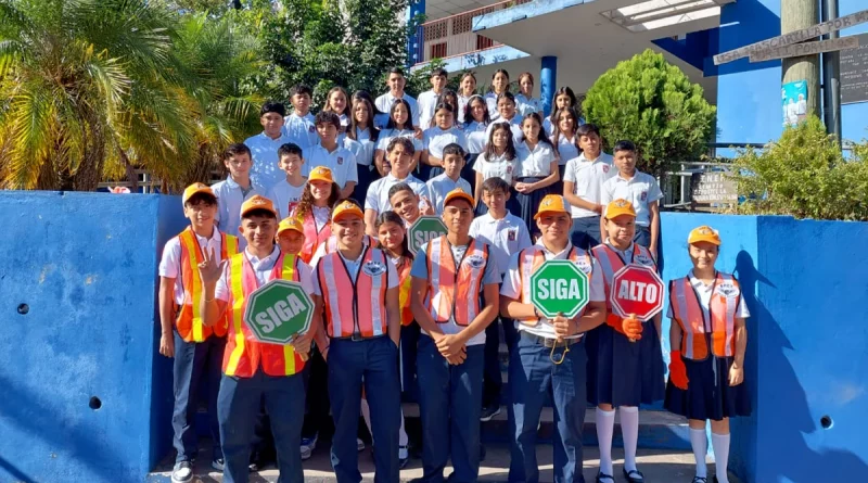 caminata salva tu vida, educacion vial, matagalpa, nicaragua