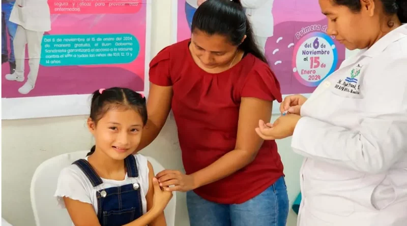 campaña, nacional, nicaragua, managua, vacunacion, vph, salud, niñas, niños, salud,