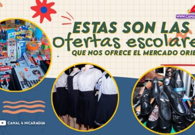 ofertas escolares, mercado oriental, año escolar, nicaragua