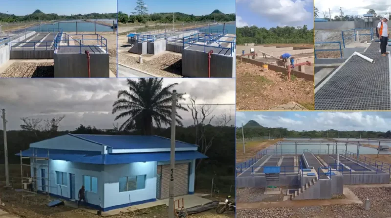 planta de tratamiento, nueva, aguas residuales, El Rama, La Esperanza, Costa Caribe, ENACAL, construcción, proyecto,