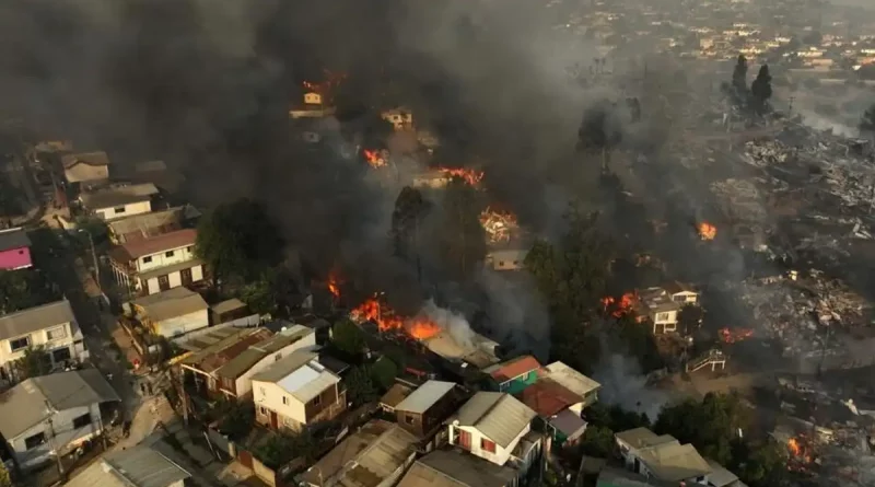 Chile, incendios forestales, devastador, tragedia, Viña del Mar, víctimas, luto,