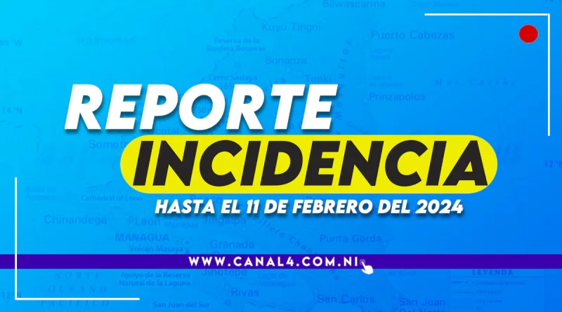 reporte incidencia de nicaragua, ineter, managua, nicaragua