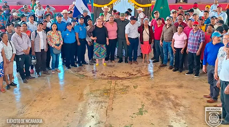 Ejécito de Nicaragua, reunión, plan de protección y seguridad, cosecha, cafetalera, productores cafetaleros,