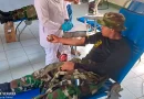 efectivo del ejército, donación de sangre, voluntaria, nicaragua,