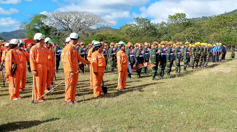 plan nacional de prevención, nueva segovia, ejército de nicaragua, incendio forestal