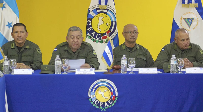 nicaragua, ejercto de nicaragua, fuerzas armadas de honduras, reunion de comandantes de unidades militares fronterizas,