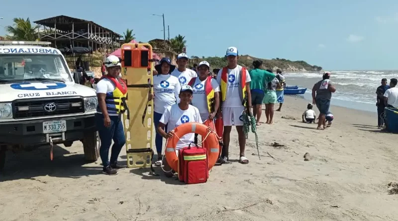 Cruz Blanca de Nicaragua, Cruz Blanca, playas, balnearios, presencia, cobertura, región del pacífico, Plan operativo especial, Semana santa,