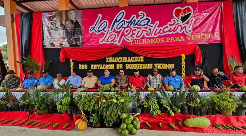 estación, bomberos, inauguración, La Cruz de Río Grande, Costa Caribe,