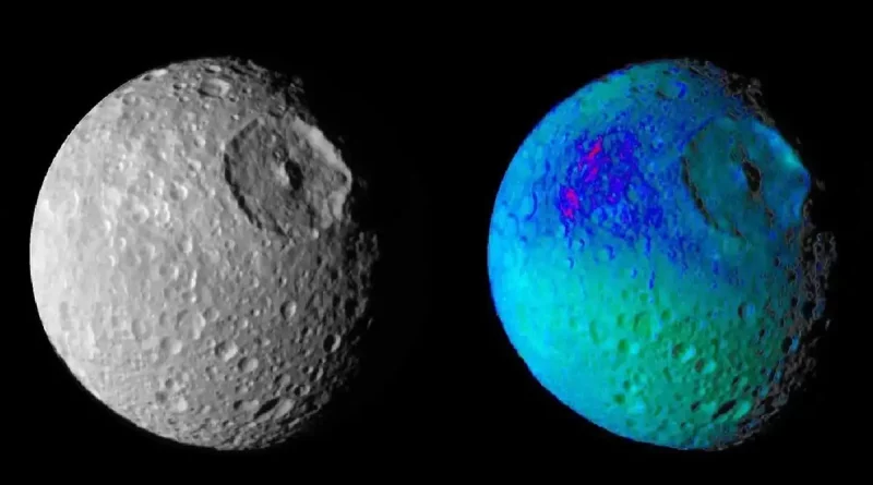 descubren, estrella de la muerte, Saturno, lunas más pequeña de saturno, océano, Mimas, secreto, develan, océano joven oculto,