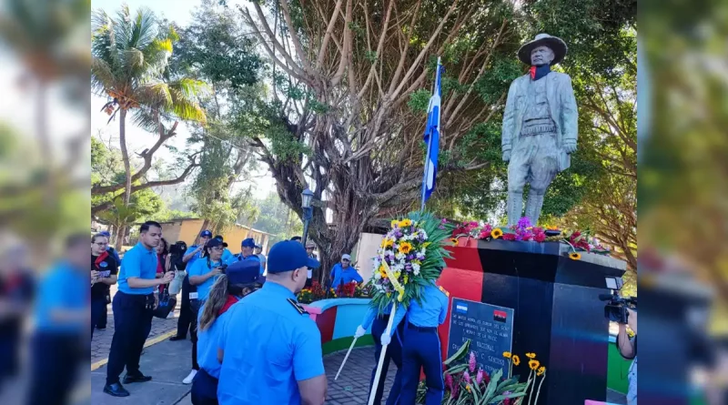 homenaje, General Sandino, C. Sandino, Masaya, NIquinohomo, General de hombres y mujeres libres,