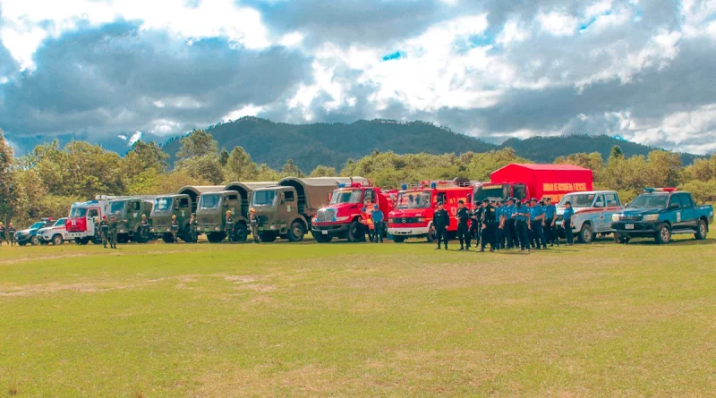 nicaragua, bomberos, ejercito de nicaragua, nueva segovia,