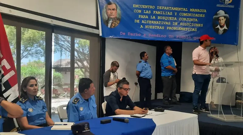 encuentro, departamental, seguridad ciudadana, Managua, Policía Nacional, Policía de Nicaragua, Policía, población, desarrolló, realizó,