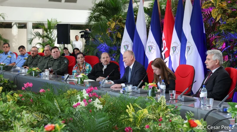 discursos daniel ortega, rosario murillo, federeacion rusa, managua, nicaragua