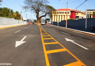 alcaldia de managua, 25 calle, managua, reyna rueda, calles nicaragua, mejoramiento vial,