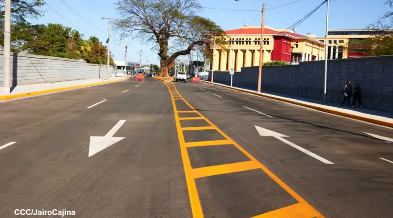alcaldia de managua, 25 calle, managua, reyna rueda, calles nicaragua, mejoramiento vial,
