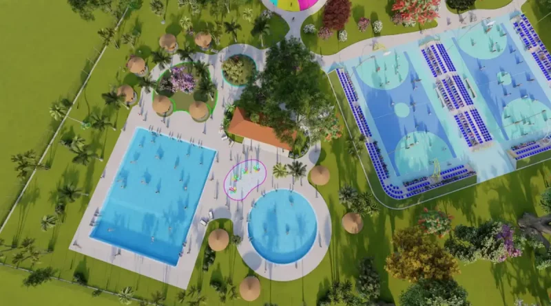piscinas, Parque de la familia y comunidad, Estelí, proyecto, área de recreación, avanza,