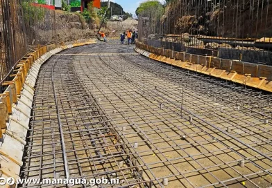 proyecto de drenaje, drenaje pluvial, barrio Camilo Chamorro, Managua, alcaldía de Managua, II etapa, construcción, seguridad vial, plan invierno,