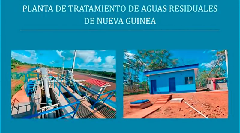 nueva guinea, enacal, construcción de aguas residuales