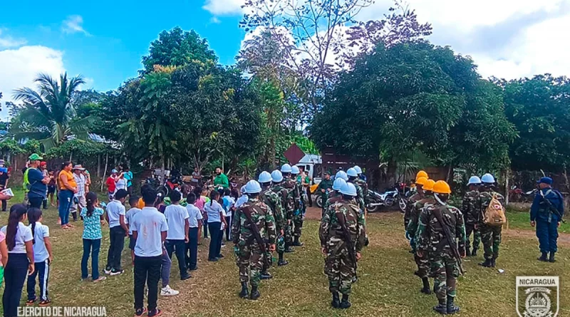 nicaragua, destacamento militar sur. plan insterinstitucional