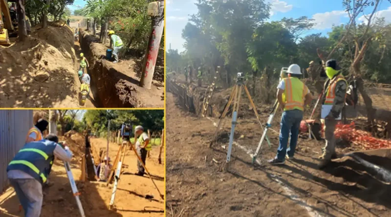 enacal, nicaragua, chinandega, alcantarillado, construccion