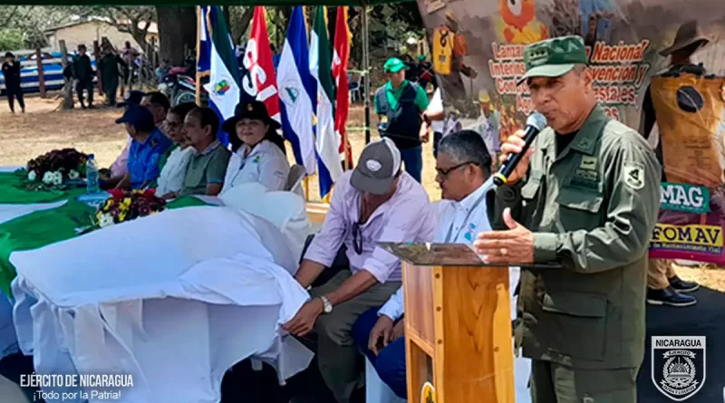 acto, lanzamiento, plan de prevención y control de incendios forestales, maleza, Tola, Rivas, incendios forestales, prevención,