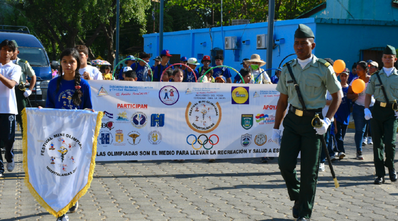 ind, ejercito de nicaragua, mini olimpiadas, festival deportivo