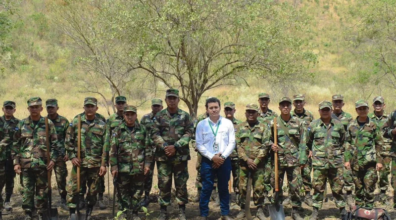 nicaragua, ejercito, marena, limpieza de laguna de nejapa