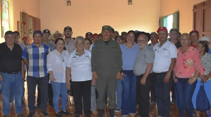 ejercito de nicaragua, productores de cafe, jinotega, matagalpa, reunion, nicaragua