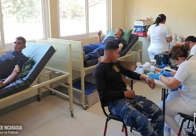nicaragua, fuerza naval, donacion de sangre, leon,