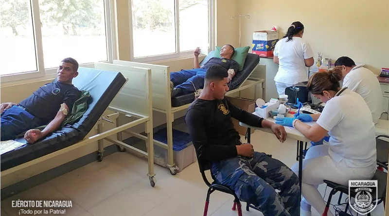 nicaragua, fuerza naval, donacion de sangre, leon,