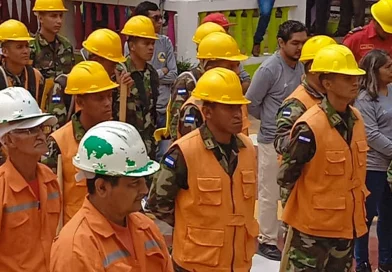 nicaragua, 5 comando militar, lanzamiento de plan, incendios forestales