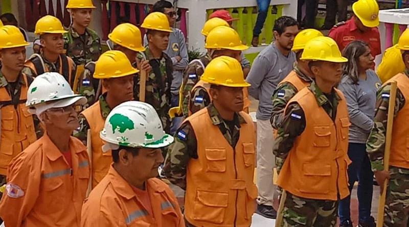 nicaragua, 5 comando militar, lanzamiento de plan, incendios forestales