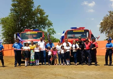 nicaragua, villa jerusalen, inauguración, estacion de bomberos