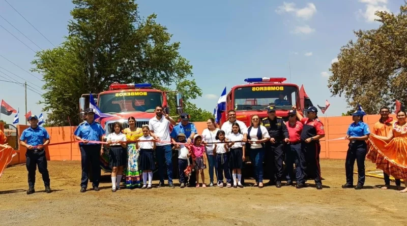 nicaragua, villa jerusalen, inauguración, estacion de bomberos