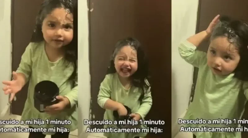 niñea, pequeña, travesura, redes sociales, viral, tiktok, gana cariño, Samantha,