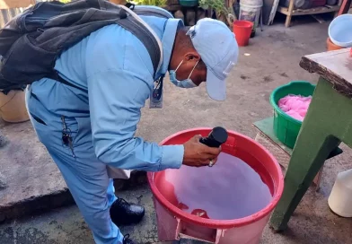 MINSA, brigadista, zancudo, mosquito, dengue, medidas preventivas, Edgar Munguia, barrio, Managua, aplicación de abate,
