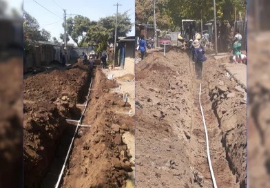 nicaragua, enacal, servicio de agua potable, mejoras, barrio 14 de mayo, agua potable