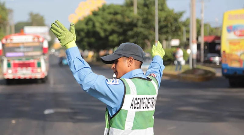 educacion vial, policia de nicaragua, reporte semanal, managua, nicaragua