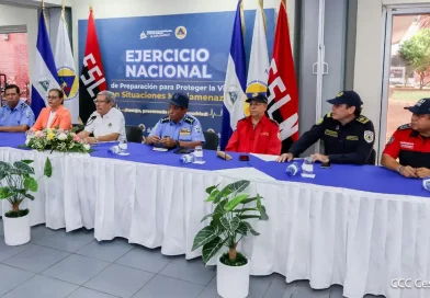 ejercicio multiamenazas, primer ejercicio nacional de protección, 2024, SINAPRED, preparativos finales, Nicaragua,
