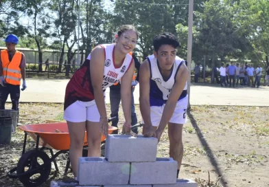 unan león, nicaragua, polideportivo, comandante Hugo Chavez