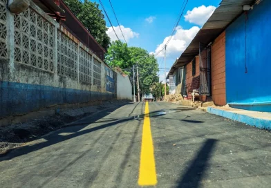 alcaldia de managua, mejoramiento vial, calles para el pueblo, barrio tierra prometida, managua, nicaragua