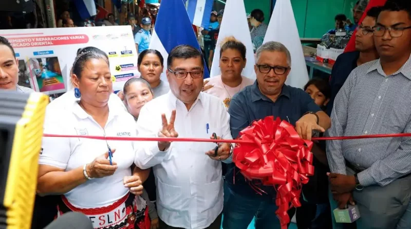 mercado oriental, drenaje, andenes, alcaldía de Managua, inauguración, proyecto, plan invierno,