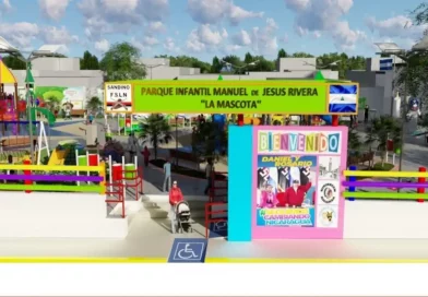 parque infantil, lucirá, Manuel de Jesús Rivera, La Mascota, Diriamba, diseño,