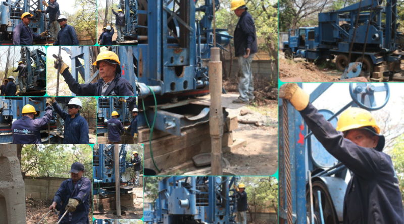 nicaragua, san judas, construcción de pozo, agua, managua, enacal