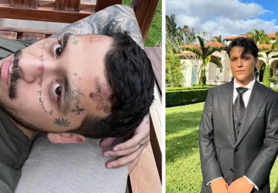 Christian Nodal, sorprende, apariencia, cambio radical, tatuajes, rostro limpio, comparado, Johnny Depp, cantante, mexicano,