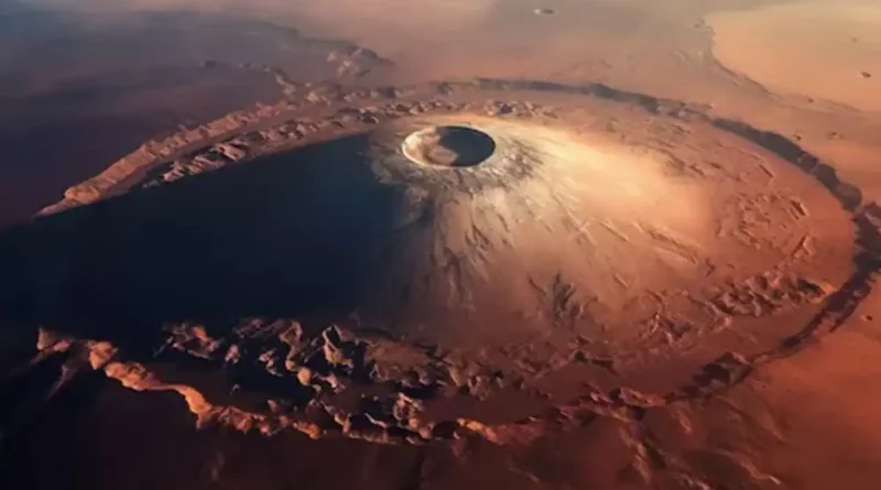 Marte, descubrem volcán, gigantesco, más grande, más alto, Monte Everest, volcán Noctis, coloso, majestuoso,